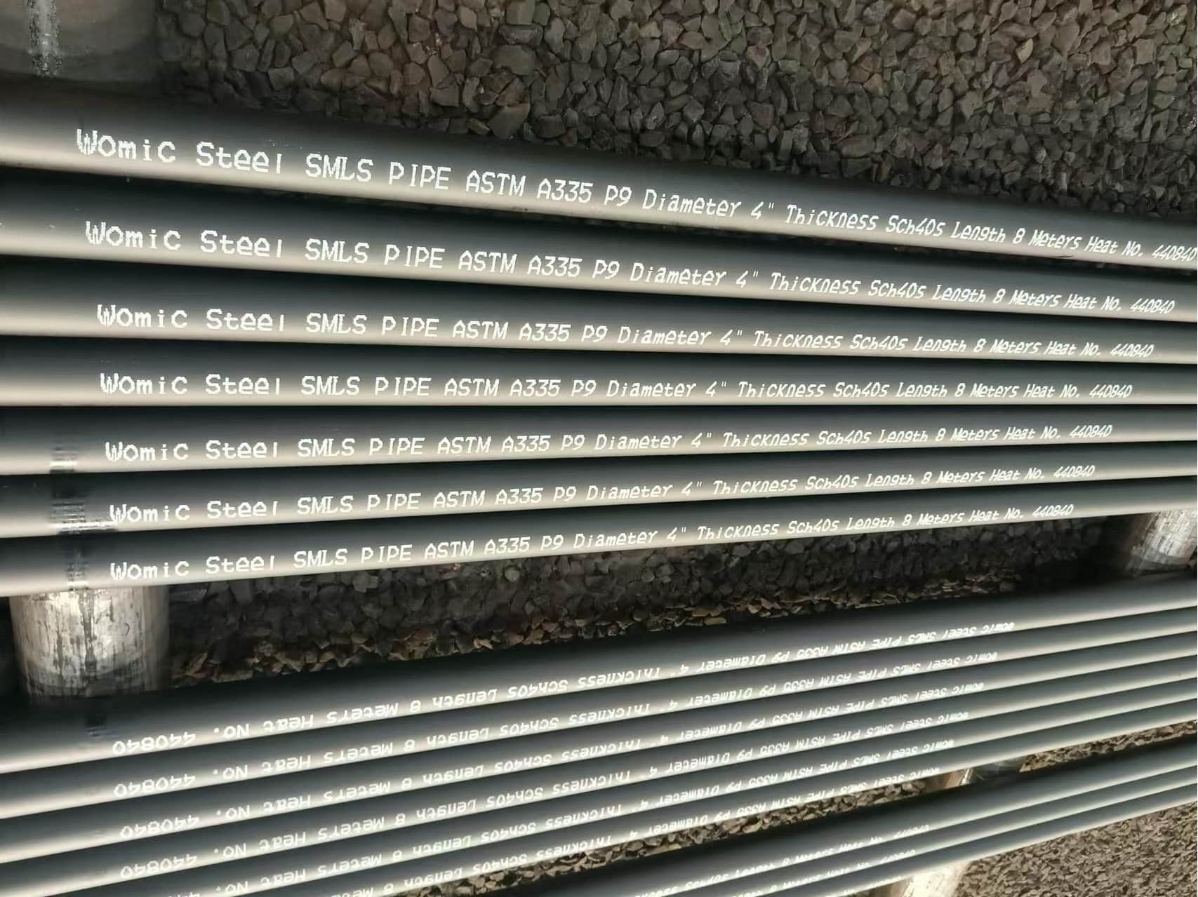 Tub d'acer d'aliatge ASTM A335 P9